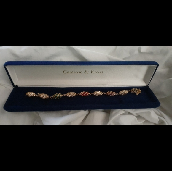 Camrose & Kross Jewelry - Vintage Camrose & Kross Jackie Kennedy Bracelet 7.5"/8.5"